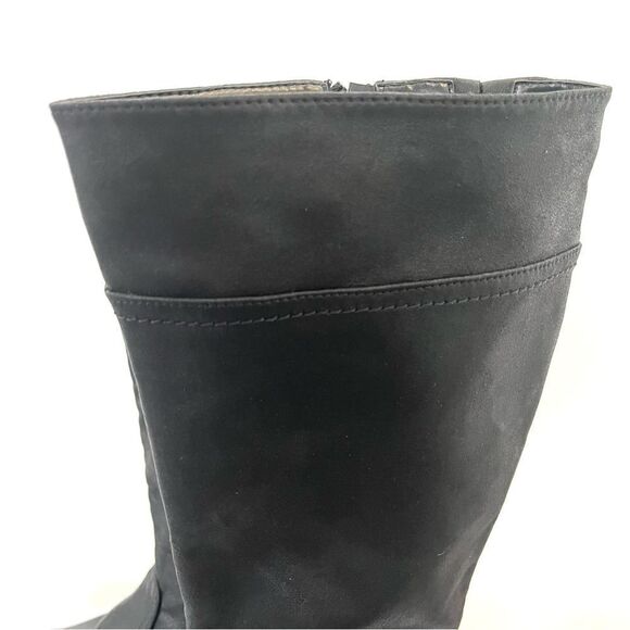 Bella Vita Rebecca Knee High Black Boots With Stretch Size 7 NWOB - Picture 2 of 11